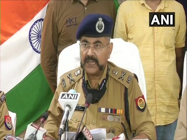 UP ADG Prashant Kumar speaks to media in N