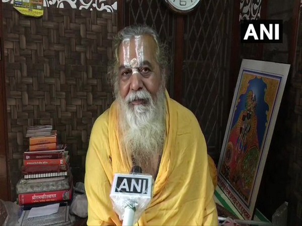 Mahant Kamal Nayan Das, spokesperson for Mahant Nritya Gopal Das, President of Shri Ram Janambhoomi Teerth Kshetra Trust (Photo/ANI)