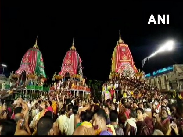 Bahuda Rath Yatra conlcuded yesterday, marking the end of the 13-day long Rath Yatra [Photo/ANI]