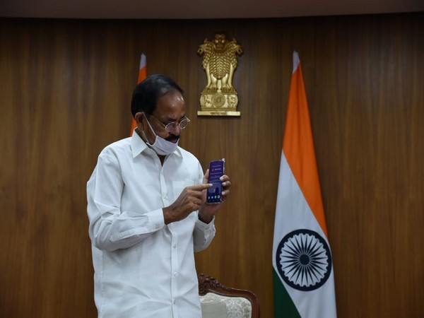 Vice President M Venkaiah Naidu virtually launched an indigenously developed social media super app- Elyments.
