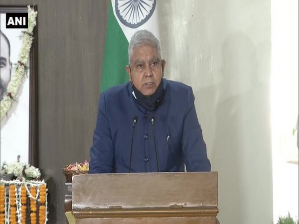 West Bengal Governor Jagdeep Dhankhar at Raj Bhawan in Kolkata on Monday. [Photo/ANI]