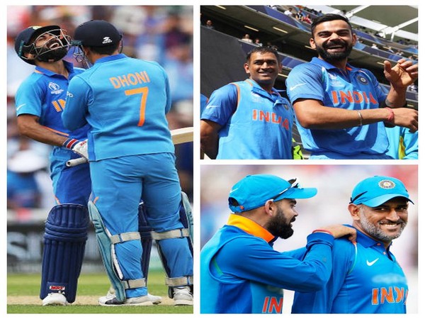 Virat Kohli with MS Dhoni. (Photo/ Virat Kohli Twitter)