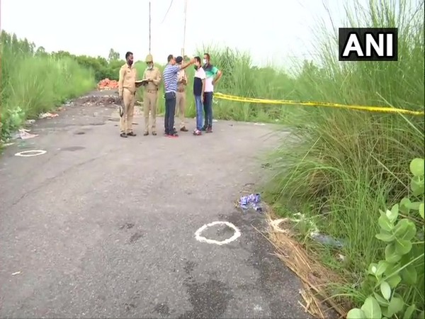 Visuals of the encounter site in Kanpur. (Photo/ANI)