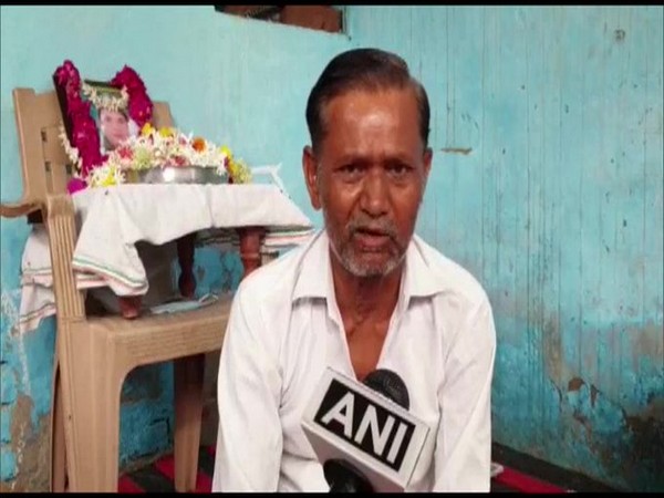 Tirath Pal, the father of the slain policeman Jitendra Pal Singh spoke to ANI on Friday. [Photo/ANI]