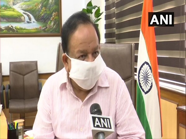 Union Health Minister Harsh Vardhan speaking to ANI in New Delhi on Friday.