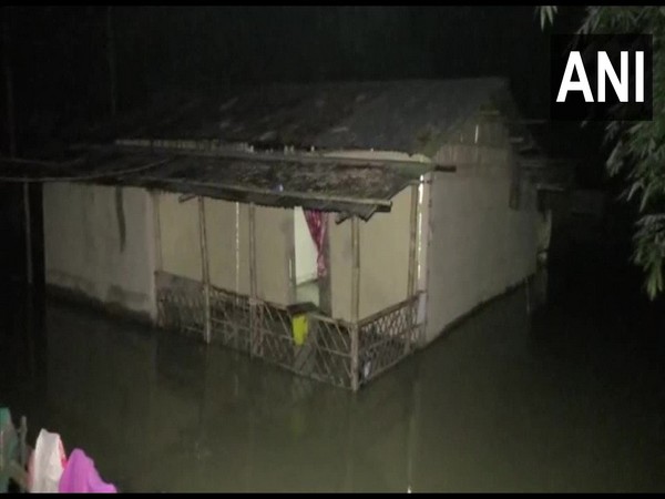 Villages in Assam's Dibrugarh district were flooded after incessant rainfall caused a nearby dam ring to break.
