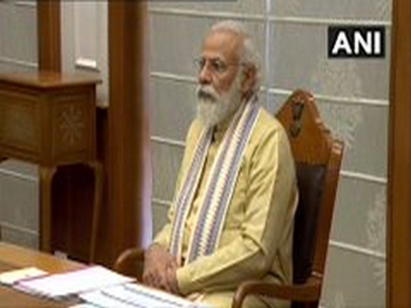 Prime Minister Narendra Modi during the review meeting on Saturday.