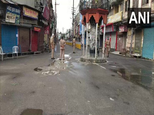 Visual from UP's Moradabad which is under COVID-19 lockdown. (Photo/ANI)