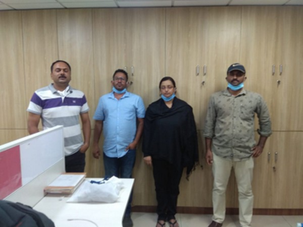 Accused in Kerala gold smuggling case, Swapna Suresh and Sandeep Nair. (Photo/ANI)