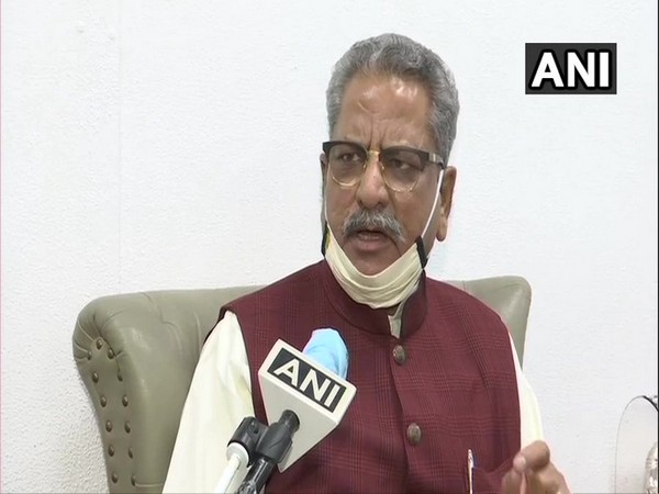 BJP leader Om Prakash Mathur speaks to ANI in New Delhi on Monday [Photo/ANI]