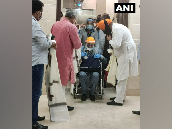 Nidan Singh, the Afghan Sikh who was kidnapped a month ago and released recently along with a delegation of Afghan Sikhs, arrived in Delhi on Sunday (Photo/ANI)