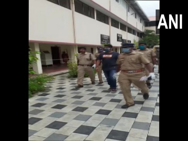 Sarith PS, the prime accused in the high-profile Kerala gold smuggling case, was today produced before the special NIA court by the agency.