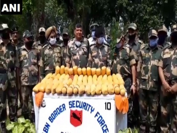 60 packets of heroin were recovered from the Ravi river in Gurdaspur, Punjab on Sunday.