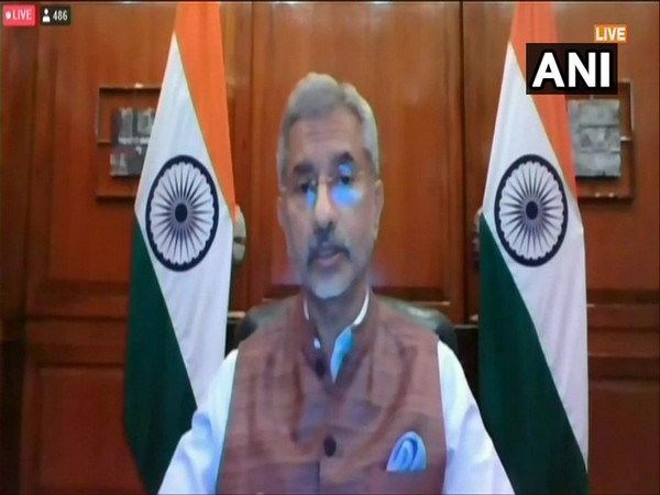 External Affairs Minister S Jaishankar speaking at the India Ideas Summit on Wednesday.