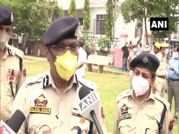 J-K DGP Dilbag Singh speaking to reporters in Udhampur on Friday. (Photo/ANI)