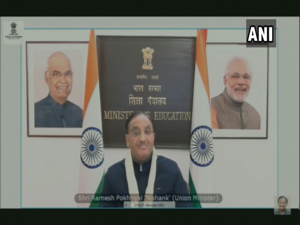 Union Education Minister Dr. Ramesh Pokhriyal Nishank (Photo ANI)