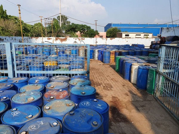 The Punjab Excise Department seized 27,600 litres of chemicals containing spirit on Sunday. (Photo/ANI)