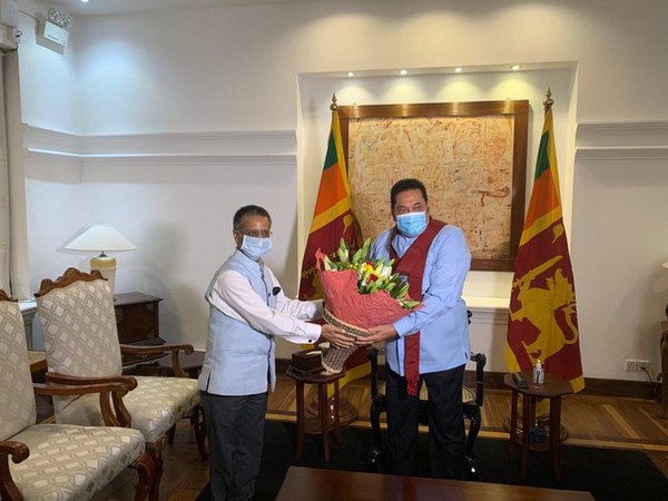 Indian High Commissioner here Gopal Baglay and Sri Lankan Prime Minister Mahinda Rajapaksa