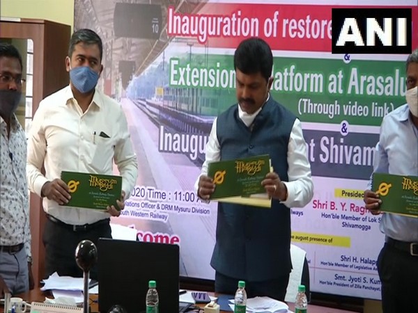 he Minister of State for Railways Suresh Angadi virtually inaugurating the 'Malgudi Museum' on Saturday