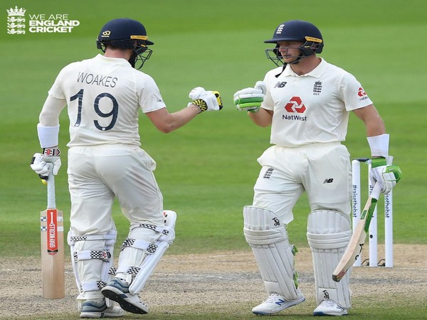 Jos Buttler and Chris Woakes (Photo/England Cricket Twitter)
