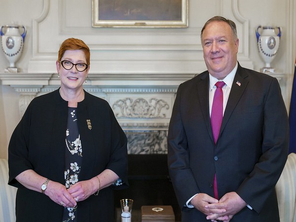 Australian Foreign Minister Marise Payne and US Secretary of State Michael Pompeo (Photo credits: Pompeo's Twitter)