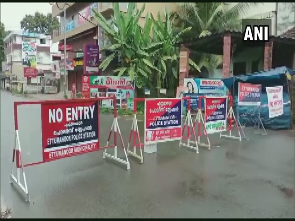 One-day lockdown being  observed in Ettumanoor city due to rising COVID19 cases in the city