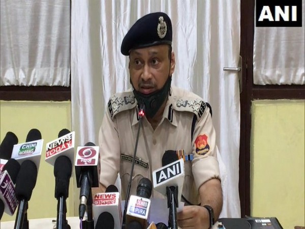 Soumitra Dhar, Deputy Inspector General of Police, Tripura (Photo/ANI)