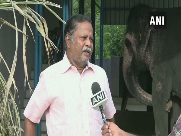 Rangan, a fourth-generation elephant caretaker, in conversation with ANI. 