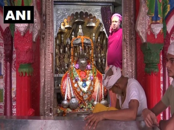Mahant Raju Das, the head priest of Hanumangarhi temple.  (Photo/ANI)