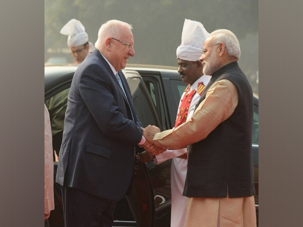 Israel President Reuven Rivlin and Prime Minister Narendra Modi