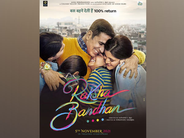 Poster of Akshay Kumar's new film 'Raksha Bandhan' (Image Source: Twitter)