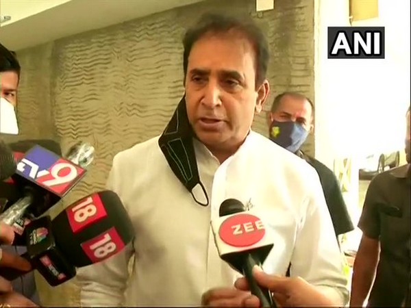 Maharashtra Home Minister Anil Deshmukh speaking to reporters in Mumbai on Monday. Photo/ANI