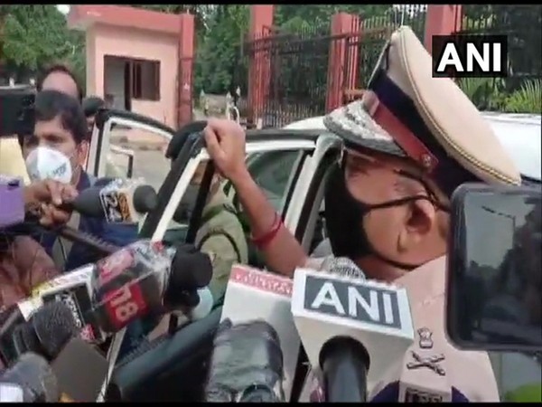 Bihar DGP Gupteshwar Pandey speaking to reporters in Patna on Monday. Photo/ANI