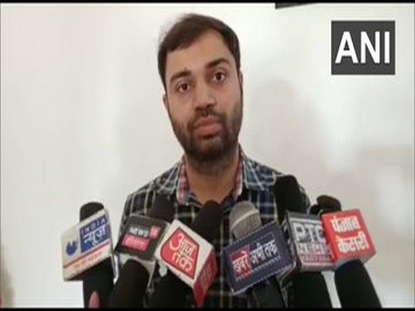 UPSC Civil Services Examination First Rank Holder Pradeep Singh Speaking to reporters on Tuesday (Photo/ANI)