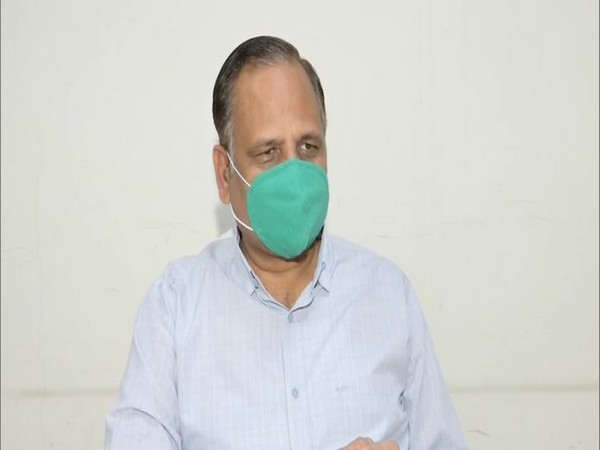 Delhi Health Minister Satyendra Jain in conversation with ANI (File Photo)