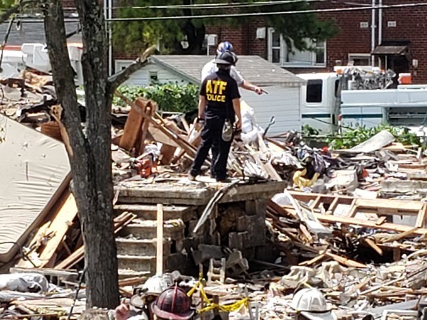 Visual from the incident (Twitter: Maryland State Fire Marshal)
