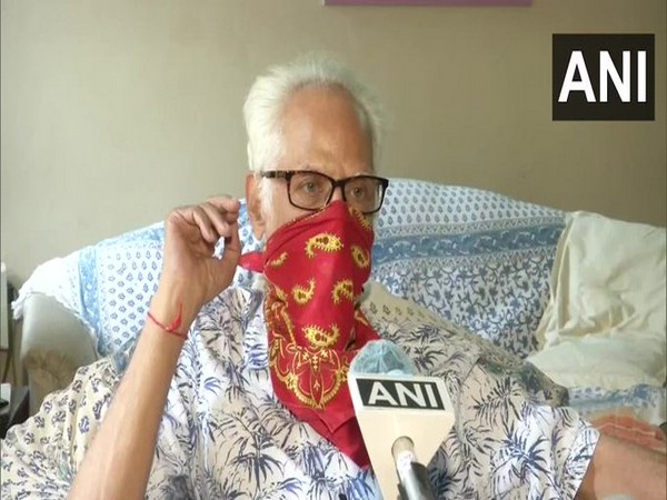 Gopalan Balachandran, maternal uncle of Kamala Harris, Democratic candidate for US Vice President, speaking to ANI on Wednesday (Photo/ANI)