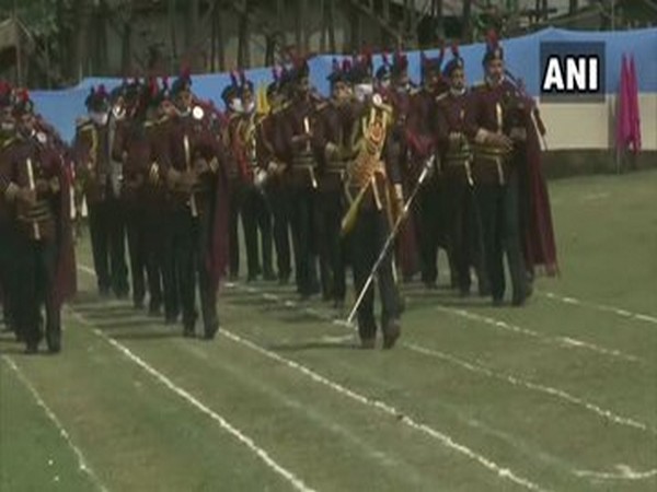  Full dress rehearsal for Independence Day celebrations being held at Sher-i-Kashmir Stadium in Srinagar [Photo/ANI]