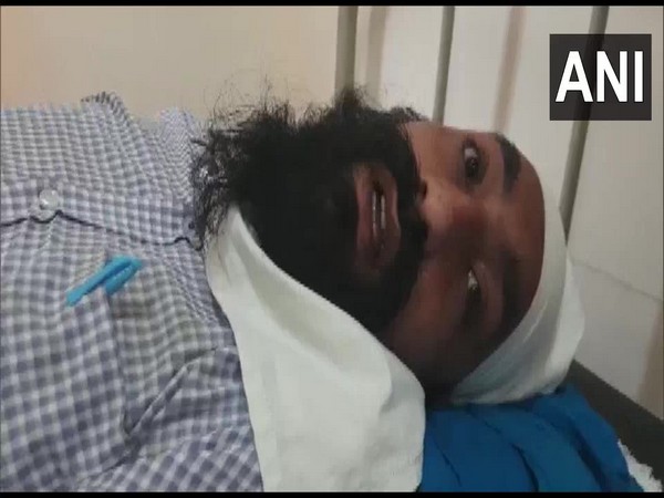 A case of assault was reported with a health department employee, Mastan Singh, who had gone to motivate people to get the corona test done in Ludhiana. [Photo/ANI]