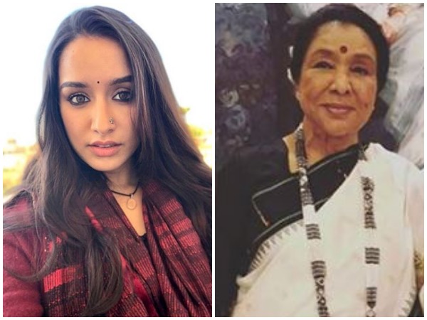 Shraddha Kapoor and Asha Bhonsle (Image courtesy: Instagram)