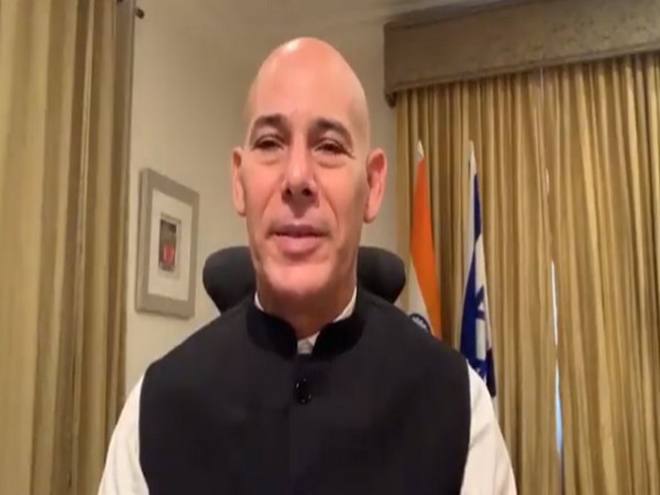 Israel Ambassador to India Ron Malka speaking in a video message. (Photo source: Twitter)