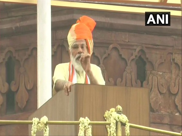 PM Narendra Modi addresses nation on Indepedence Day [Photo/ANI]