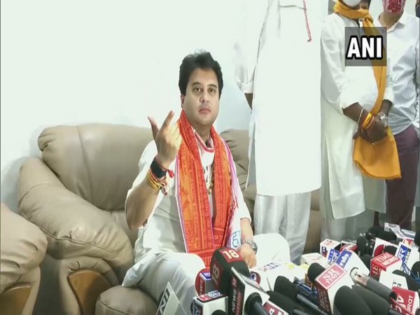 Bharatiya Janata Party (BJP) leader Jyotiraditya Scindia (Photo/ANI)