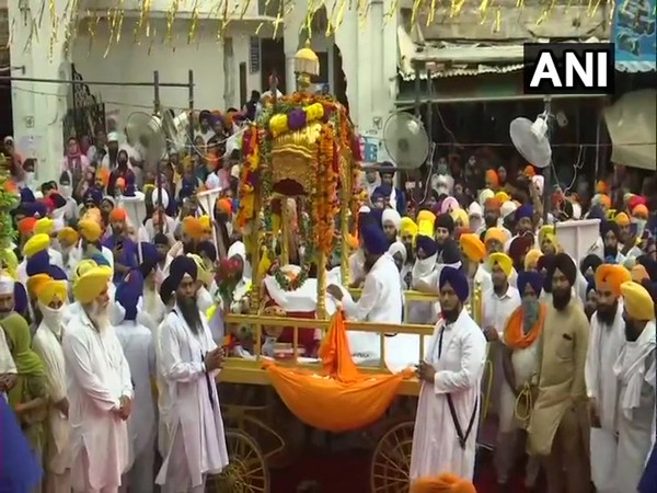 'Nagar kirtan' leaves from Ramsar Sahib to Harmandir Sahib in Amritsar today.