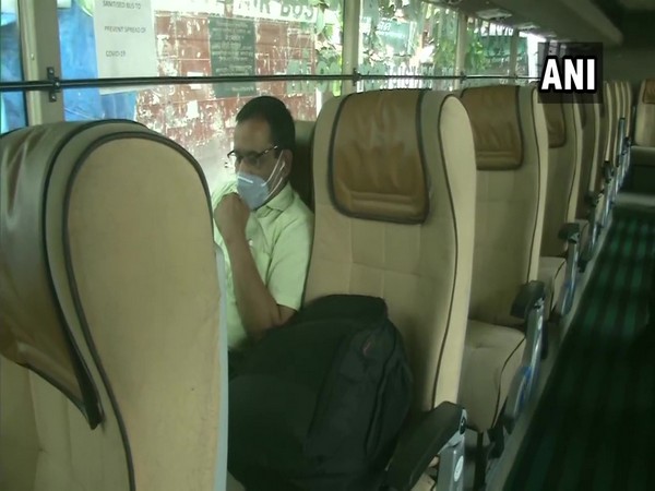 Each passenger is seated on a double seat to maintain social distancing. (Photo/ANI)