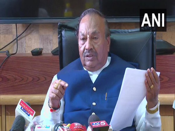 Karnataka Rural Development and Panchayat Raj Minister KS Eshwarappa (File Photo/ANI)