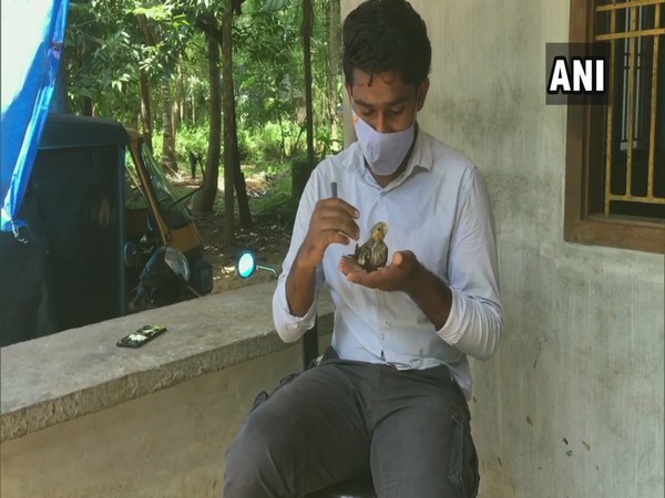 Abdullah and the cockatiel bird. (Photo/ANI)