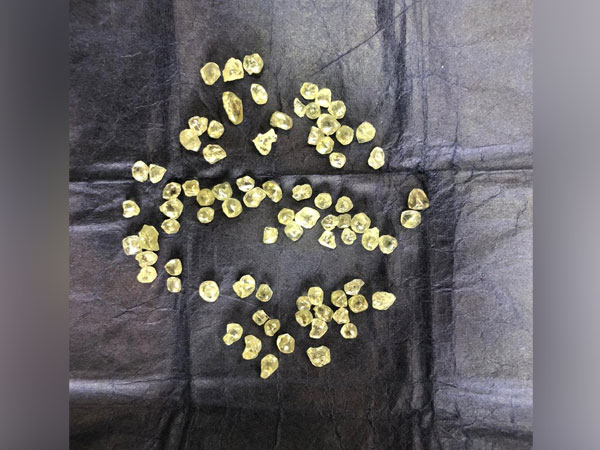 Karnataka Police seized diamonds worth Rs 40 lakhs (Photo/ANI)