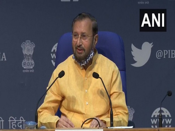 Information and Broadcasting Minister Prakash Javadekar. (Photo/ANI)