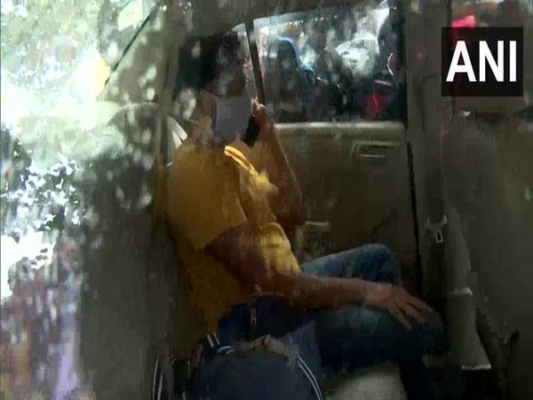 Sushant Singh Rajput's friend Siddharth Pithani arrives at DRDO guest house. [Photo/ANI]